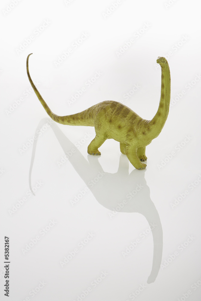 Obraz premium Plastic dinosaur.