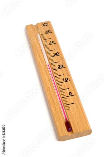 Wooden thermometer