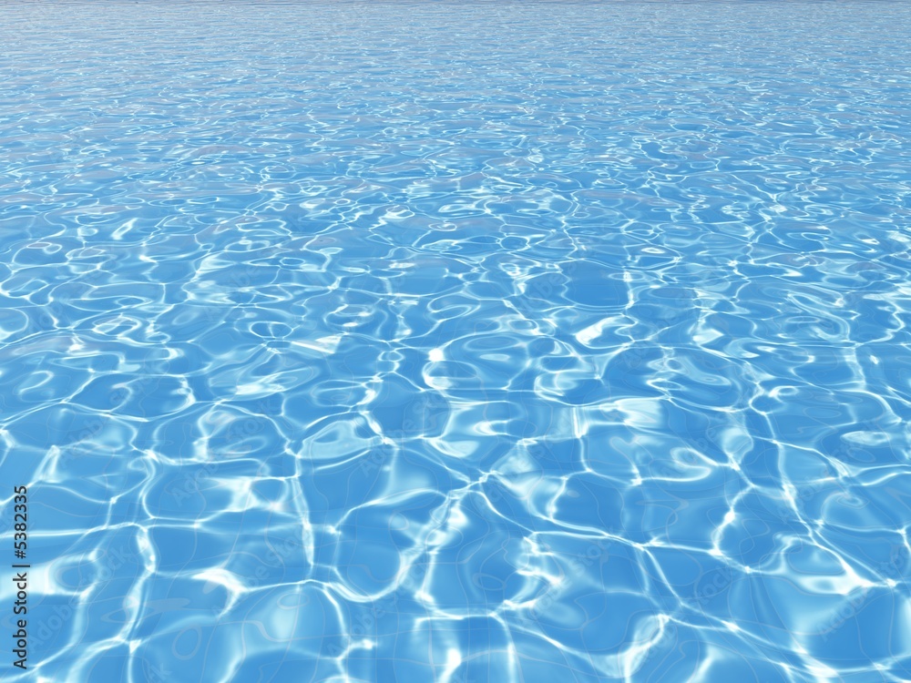 Fototapeta niebieska powierzchnia wody w odkrytym basenie