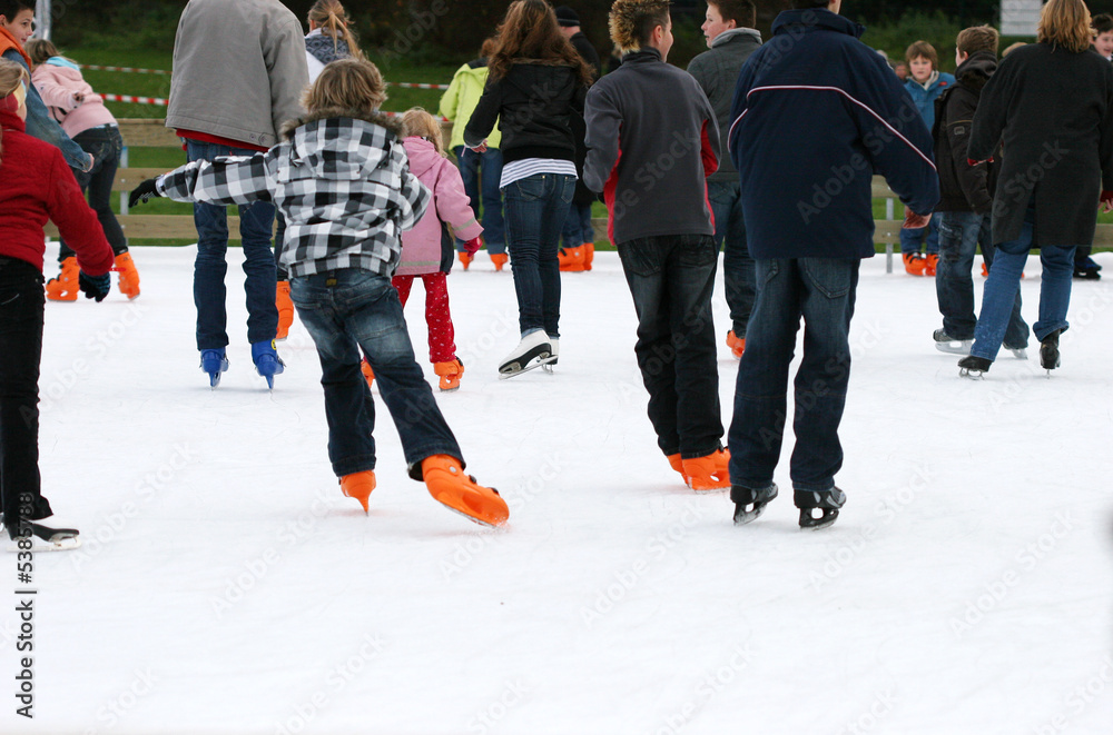 Obraz premium Schlittschuh laufen