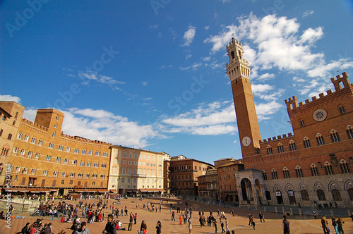 Piazza del campo à Sienne