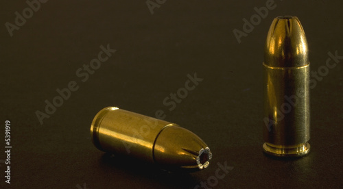 gold-colored cartridges