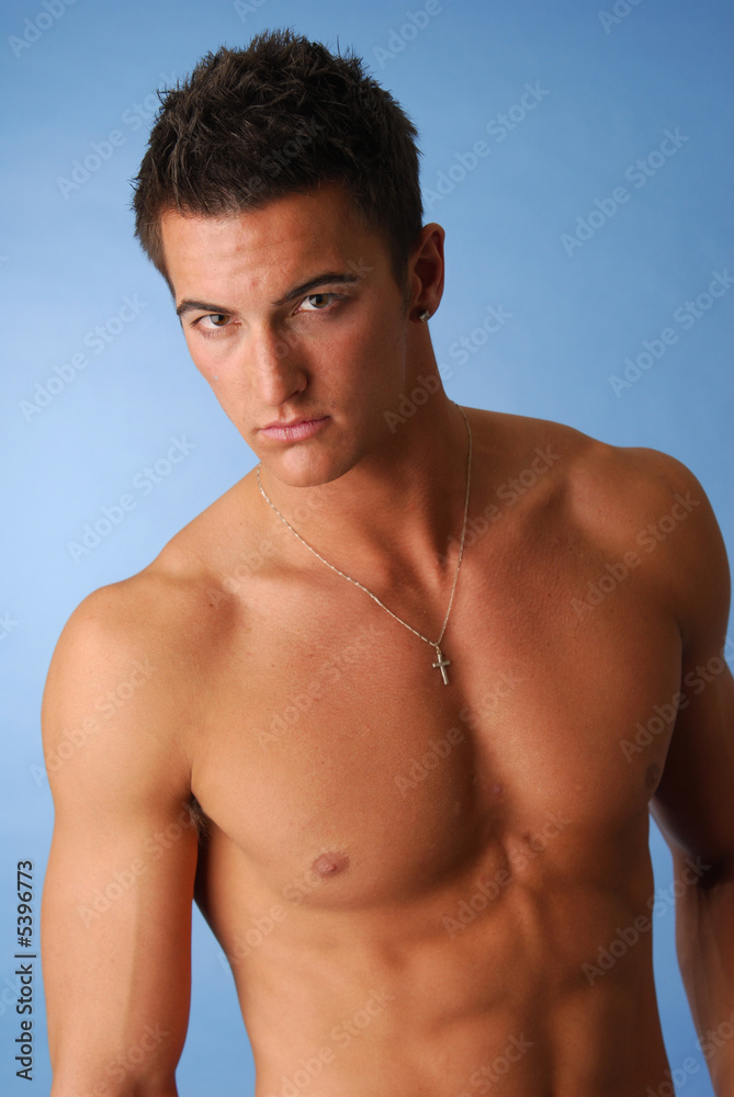 A nandsome young man with no clothes on A nandsome young man with no clothes on