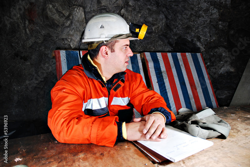 portrait of a mine worker
