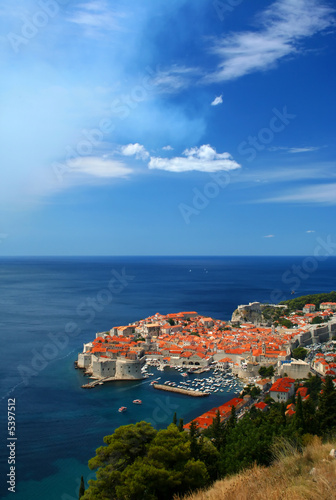 City of Dubrovnik, Croatia, Adriatic sea