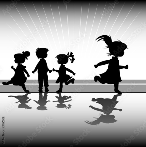 kids silhouettes