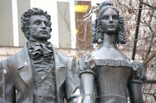 Pushkin and Goncharova photo