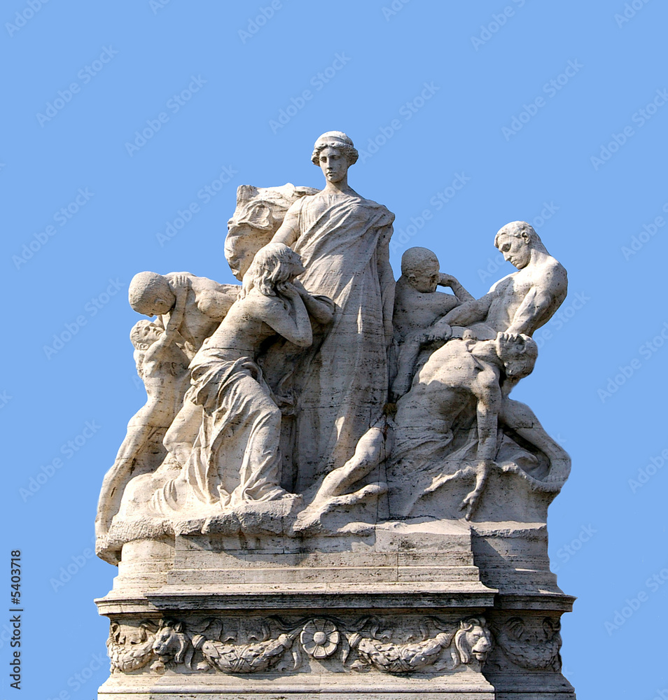 Obraz premium statue in Roma
