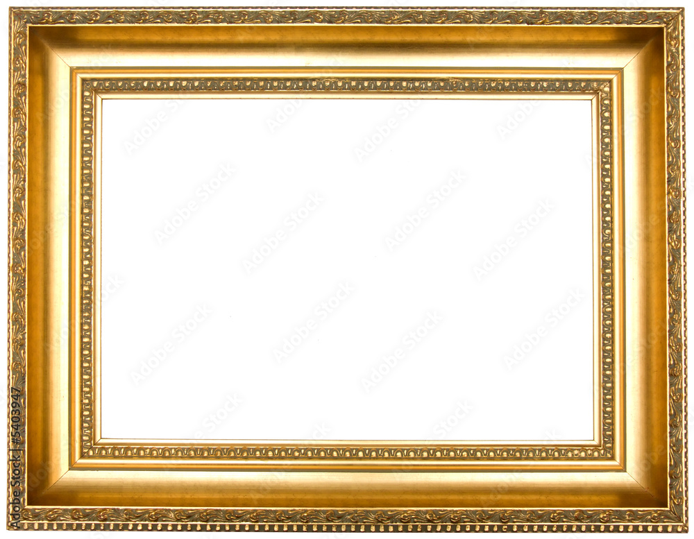 Frame for painting, on a white background. Frame for painting, on a white background.
