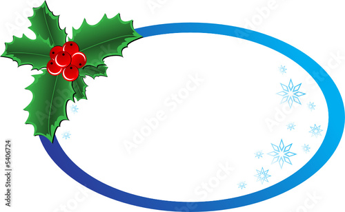 Christmas Holly banner