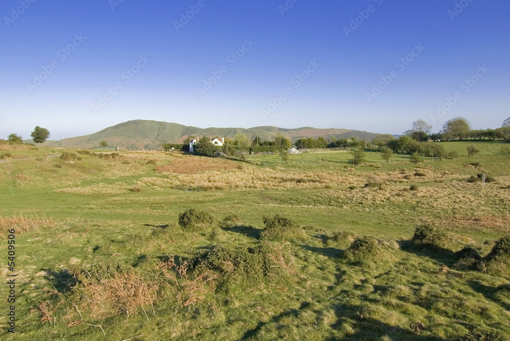 Naklejka premium long mynd shropshire anglia uk