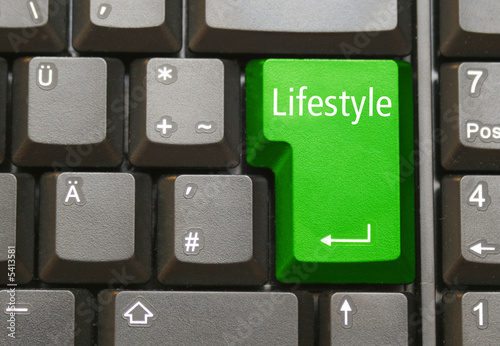 Tastatur mit Lifestyle Taste