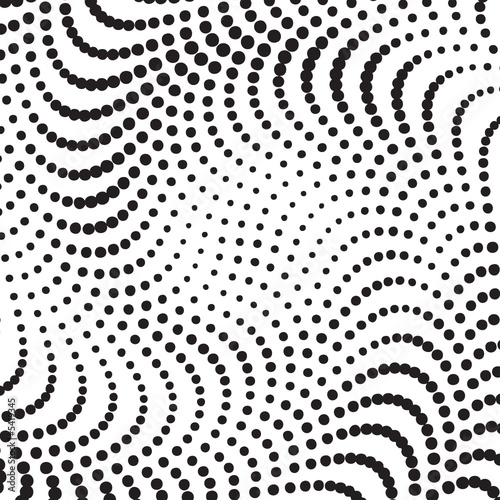 vector halftone wave shape for backgrounds and design
