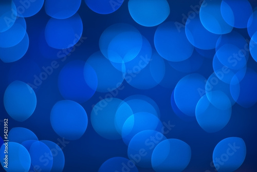 Defocused blue lights.