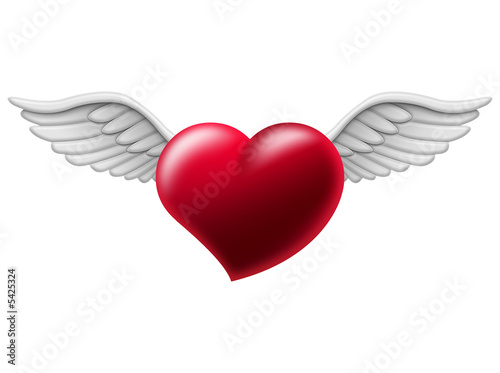 Flying heart