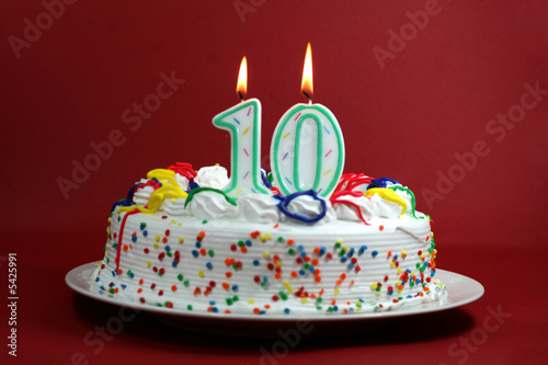 Birthday Cake - Ten