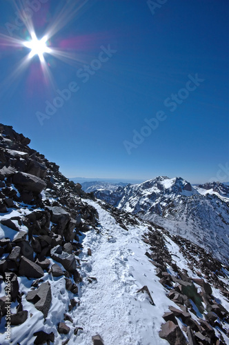 On the way to the mt Toubkal. Morocco. High-Atlas.