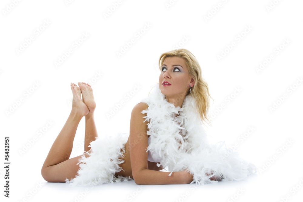 sexual woman on isolated background sexual woman on isolated background