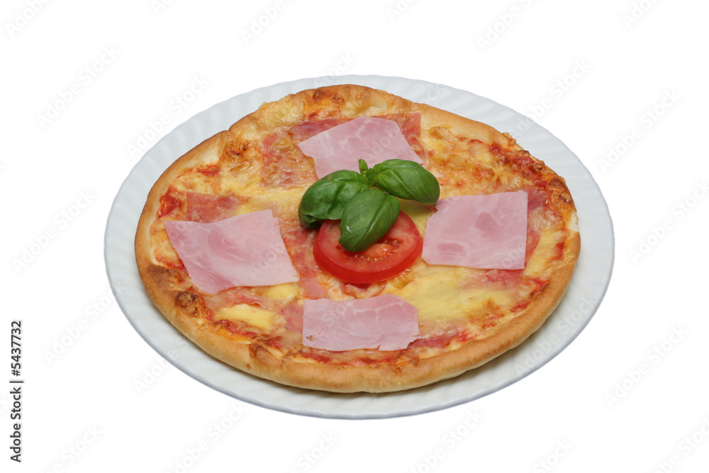 Pizza mit Schinken - Pizza Prosciutto