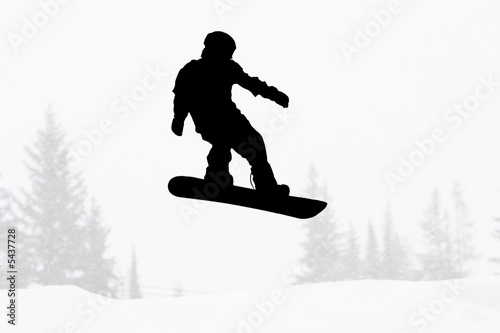 Snowboarder Silhouette