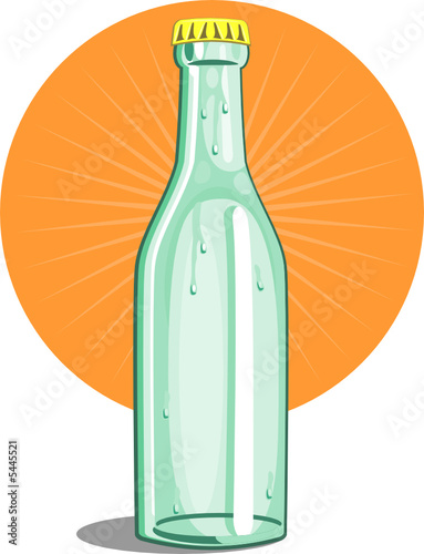 Softdrink bottle lime color