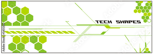 composicion abstracta tecnologica en vector