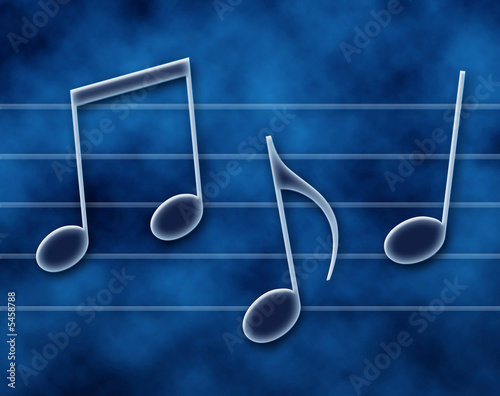 Note musicali sul pentagramma