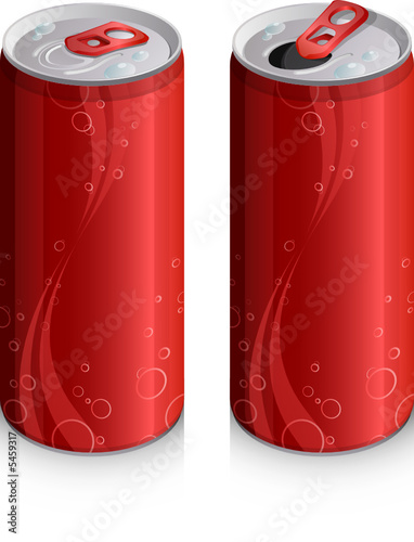 Canette de soda, image vectorielle