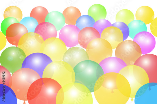 Colorful balloons - illustration