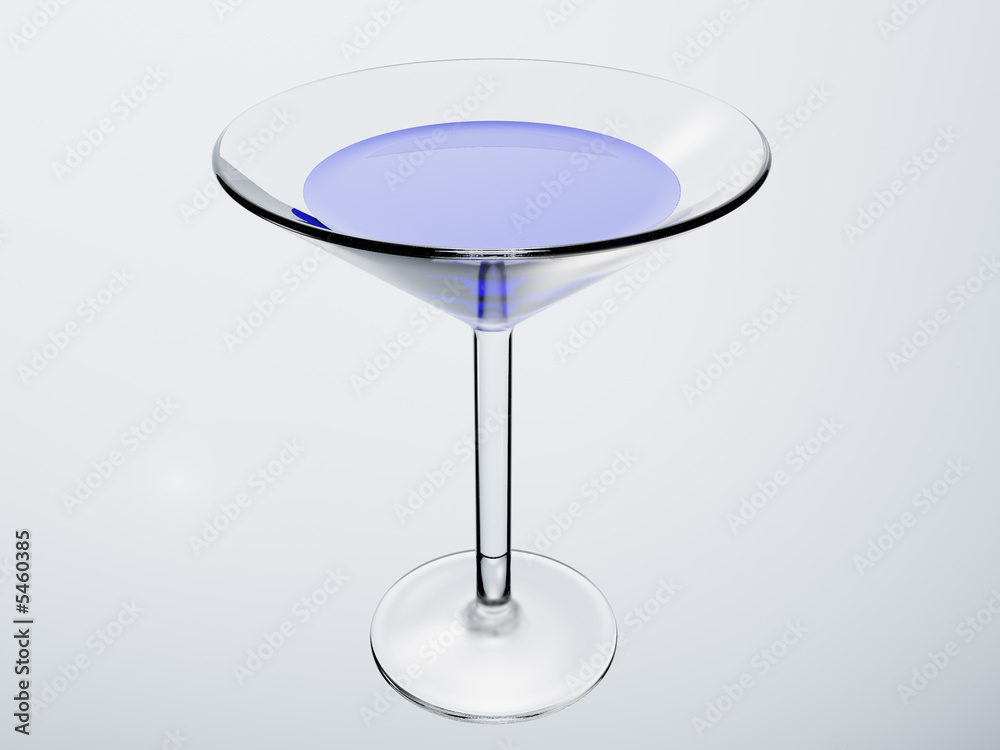 the cocktail glass with cocktail on white background the cocktail glass with cocktail on white background