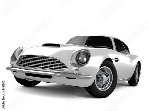 Silvery Classical Sports Car © Anatoliy Meshkov