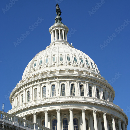 Dome of Capitol building Washington DC USA