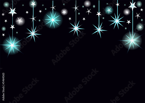 Galaxie étoiles bleues