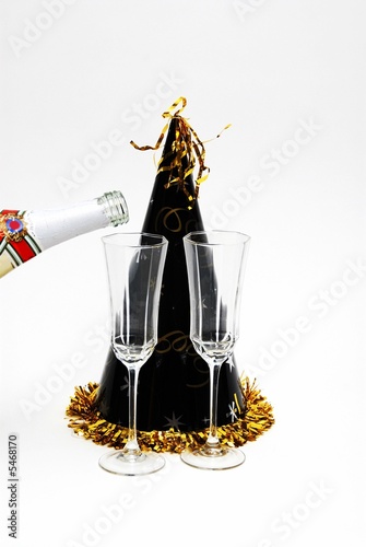 Happy New Years Champagne photo