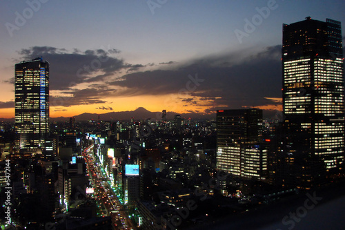 Tokyo sunset