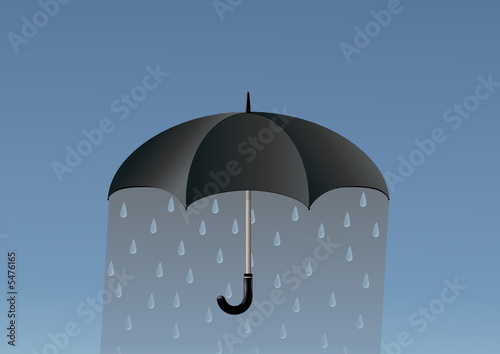 Parapluie pluvieux