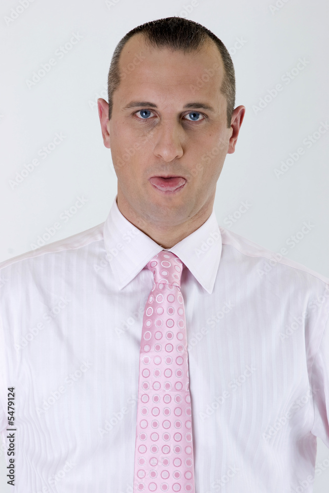 expression face of the actor on a whrite background expression face of the actor on a whrite background
