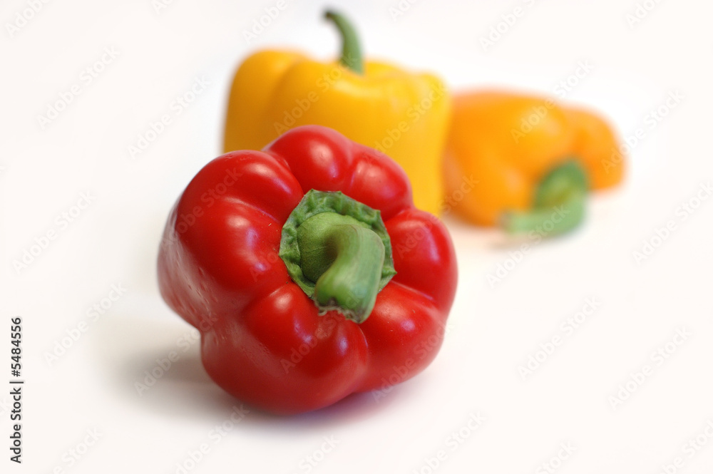 yellow and red pepper