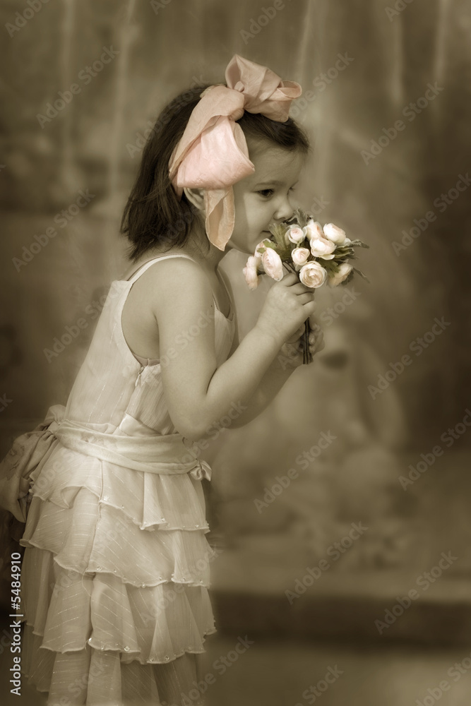 sweet retro girl