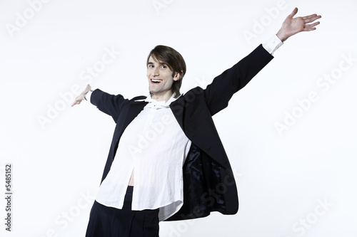 funny tall man photo