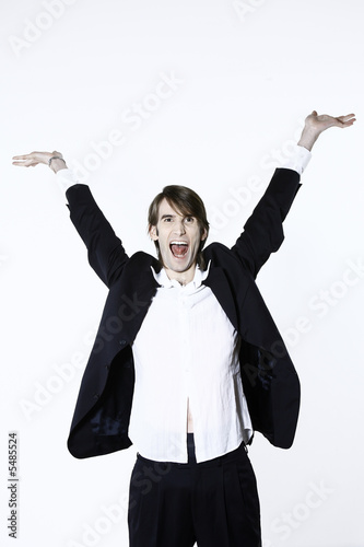 funny tall man photo