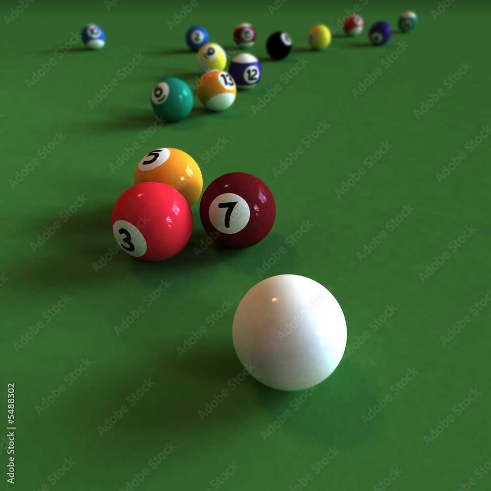 Billiards game 3 Billiards game 3