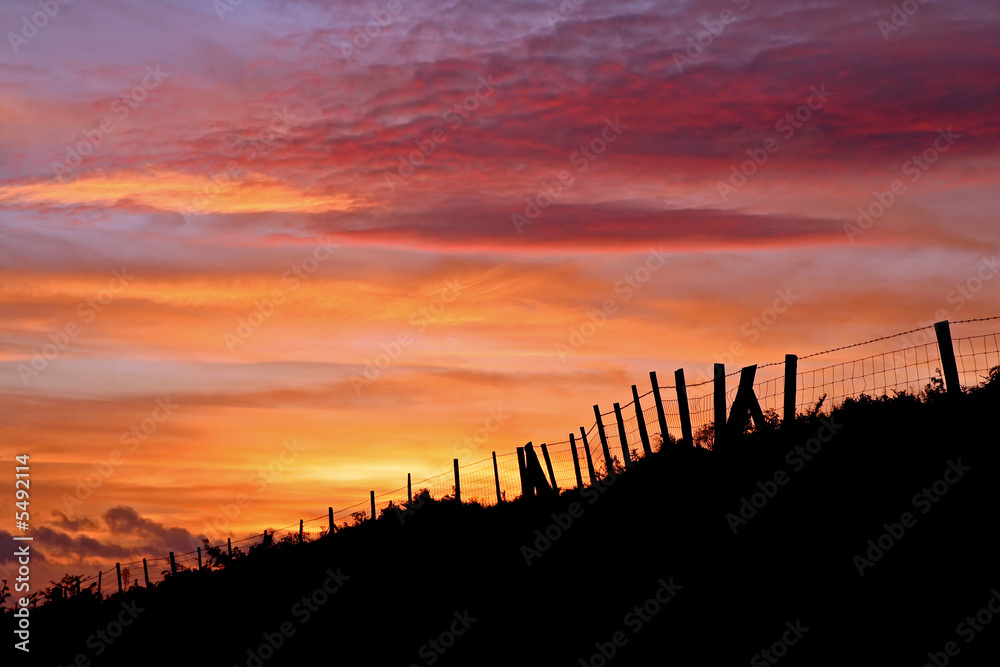 welsh sunset