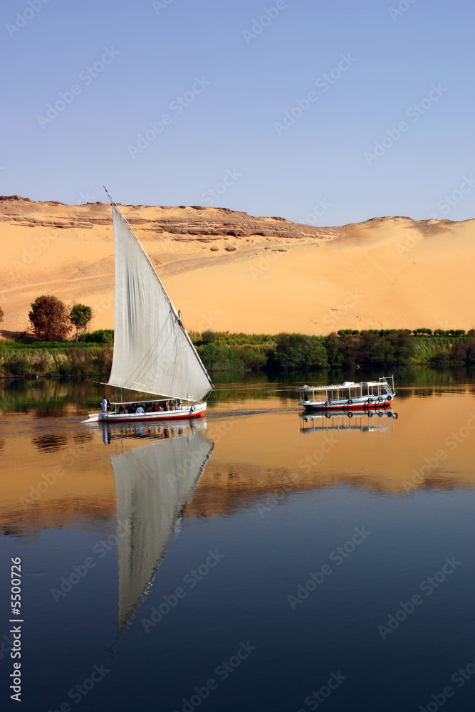 Obraz premium Felouque sur le Nil