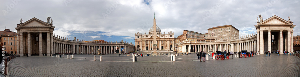 Naklejka premium Piazza San Pietro