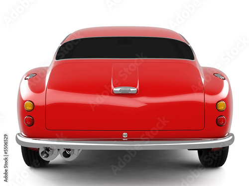 Red Classical Sports Car photo
