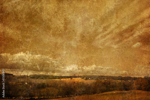 old-fashioned landscape