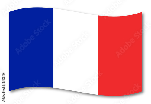 frankreich fahne schatten