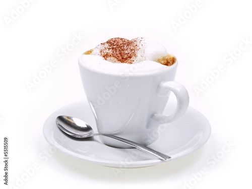 eine Tasse Cappuccino