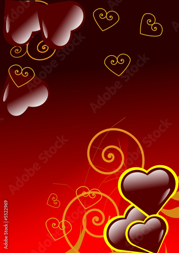 coeurs saint valentin
